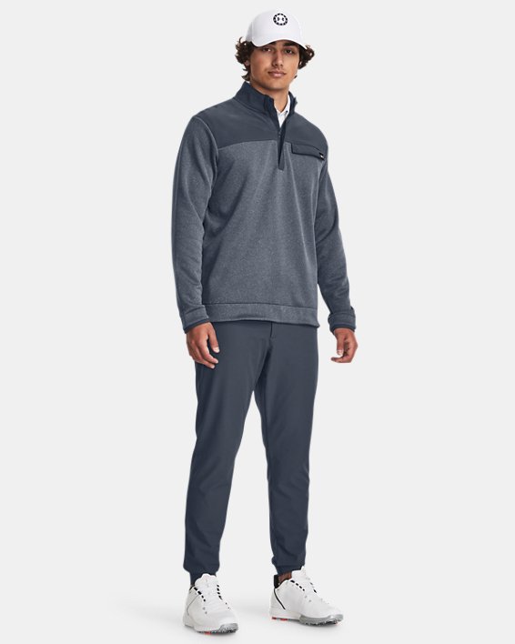 Men's UA Storm SweaterFleece ½ Zip, Gray, pdpMainDesktop image number 2